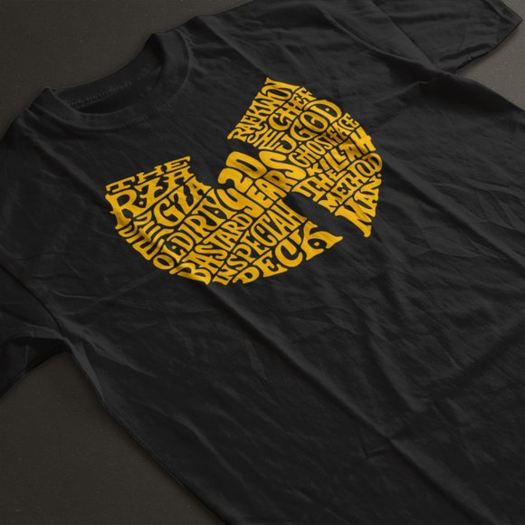 Wu Tang Clan 20 Years Rap Hip Hop T Shirt Black Multiple Sizes. Fast Shipping! - Picture 1 of 1